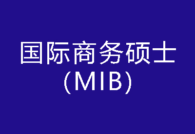 40種碩士專業(yè)學(xué)位概覽——國際商務(wù)碩士（MIB）