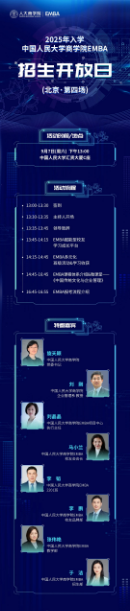 2025年入學(xué)中國人民大學(xué)商學(xué)院EMBA招生開放日（北京·第四場(chǎng)）